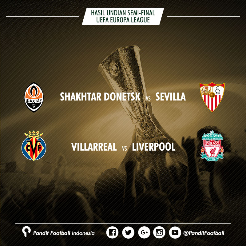 Villarreal vs Liverpool dan Shakthar Donetsk vs Sevilla, Menuju Liga Champions Eropa Musim Depan