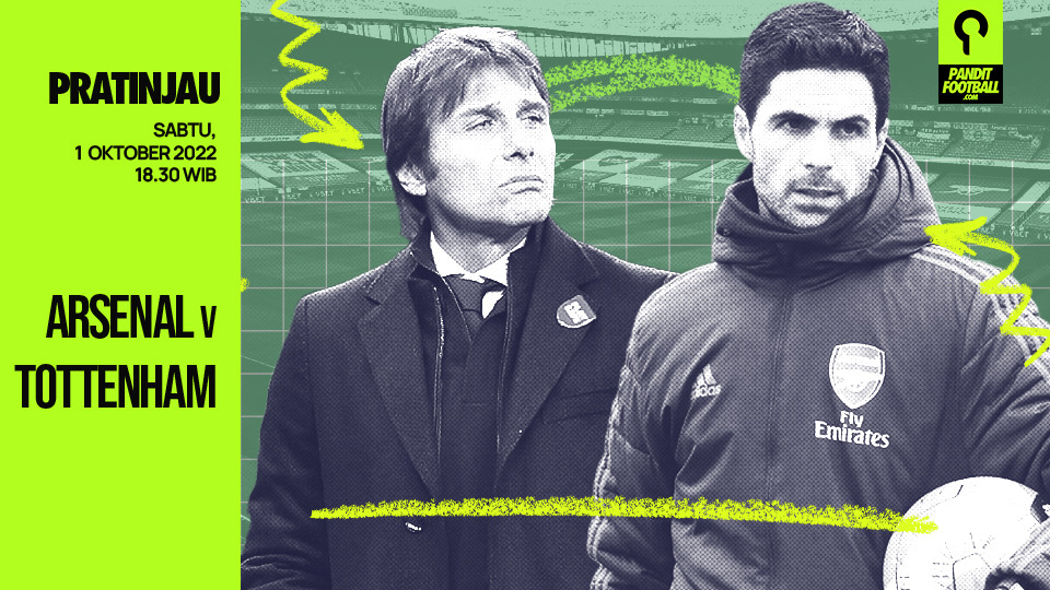 Pratinjau Pertandingan Arsenal vs Tottenham Hotspurs: Kontras Taktik Antara Arteta dan Conte