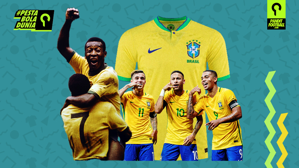 Kalah Piala Dunia, Jersei Kuning Brazil Tercipta