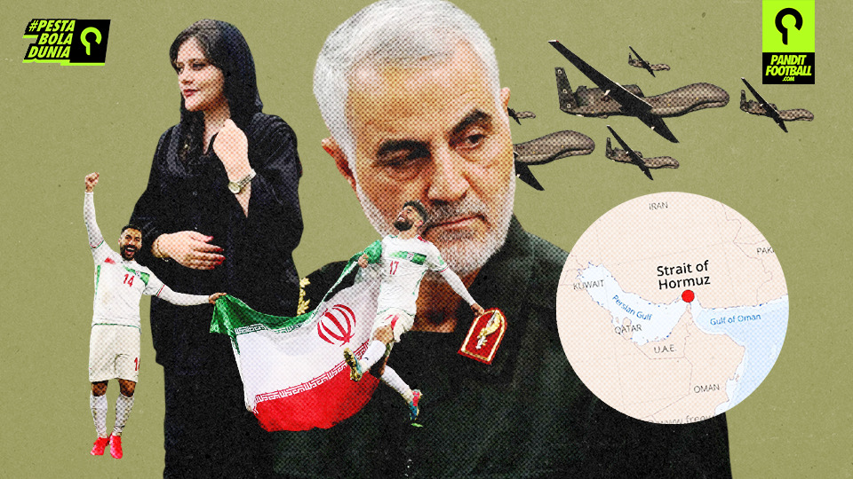 Iran vs Amerika Serikat: Bumbu Konflik di Luar 90 Menit