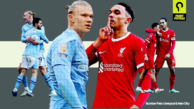 Manchester City vs Liverpool: Duel Sayap dan Adu Cepat Serangan Balik