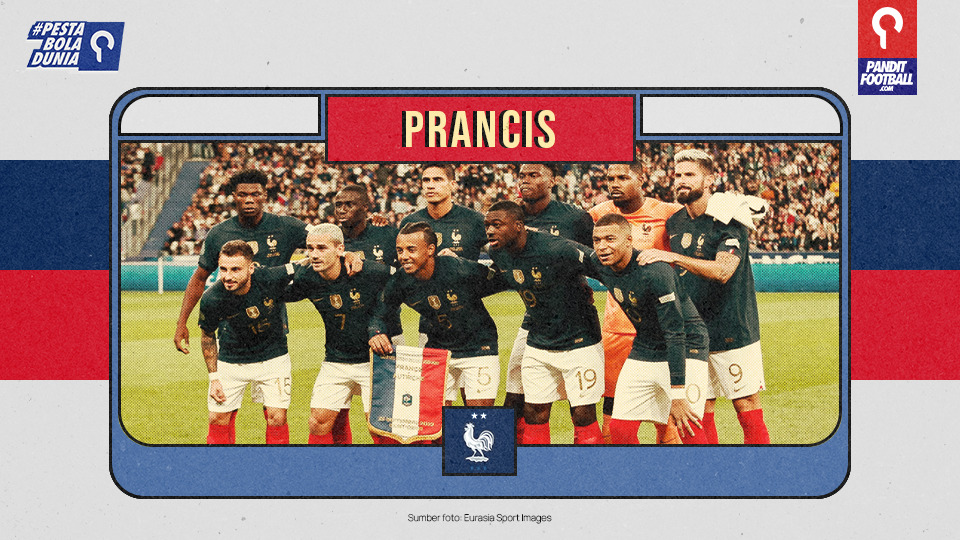 Profil Tim Nasional Prancis: Dihantui Kutukan Juara Bertahan
