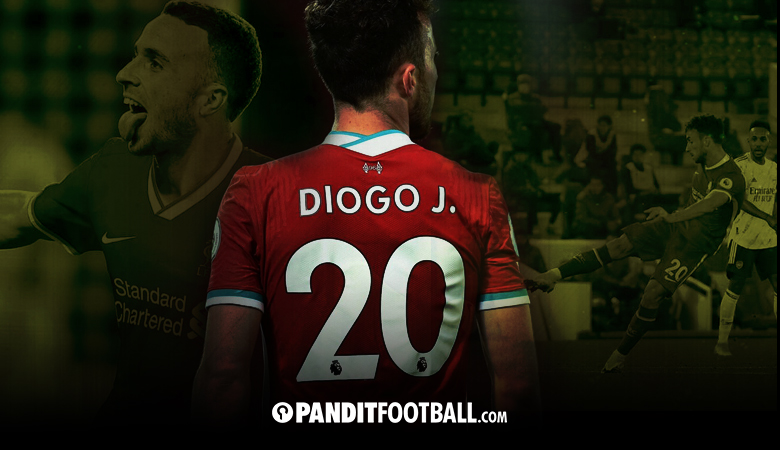 Diogo Jota, Pemain ke-13 Liverpool yang Cetak Gol di Laga Debut Premier League
