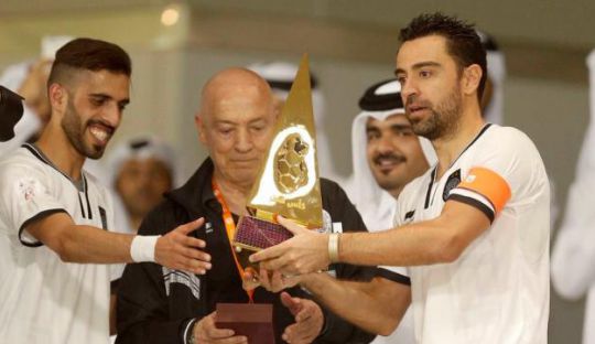 Xavi Raih Trofi Pertama di Qatar