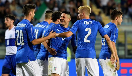 Dihiasi Nama-nama Baru, Italia Bungkam San Marino 8-0