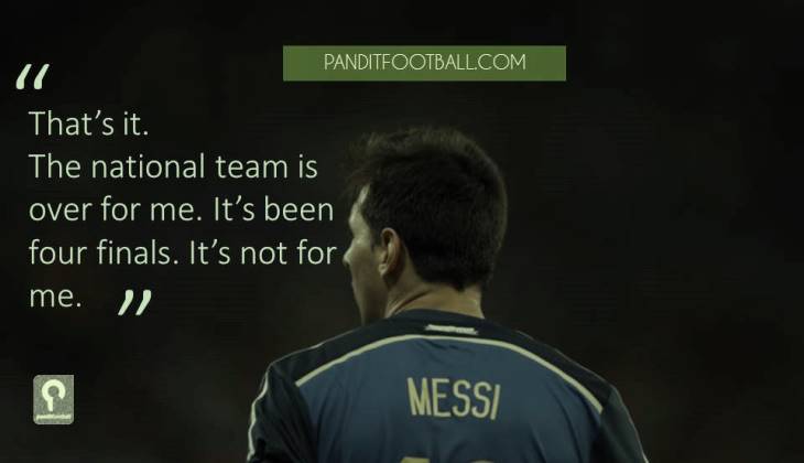 Messi Tidak Tercipta untuk Argentina